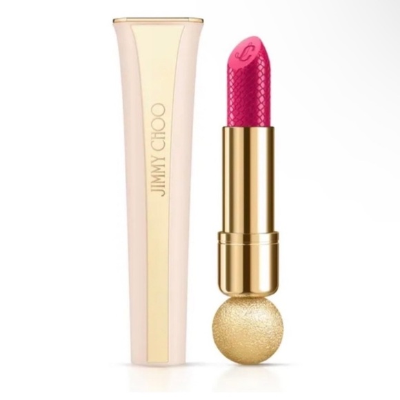 NWT Jimmy Choo Satin Lip Color - Hot Pink - Picture 2 of 2